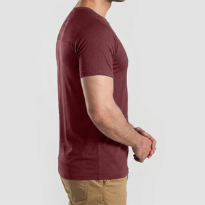 T-shirts Homme Personnalisés à Manches Courtes, Col Rond, Coupe Slim, Qualité Supérieure, Respirants, Écologiques, Confortables et Légers – Vente en Gros - Product Image 5