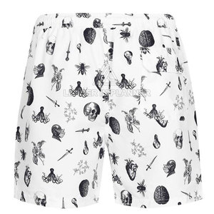 กางเกงขาสั้นผู้ชายผ้าโพลีเอสเตอร์ 100% ระบายอากาศ แห้งเร็ว น้ำหนักเบา ทรงหลวม มีเชือกผูกเอว ลดราคาสุดคุ้ม - Product Image 2