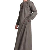 Collection Eid : Thobe pour hommes, vêtements islamiques de qualité supérieure, vêtements islamiques pour hommes africains musulmans