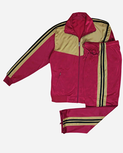 ชุดวอร์มผู้ชายผ้าฝ้ายฟลีซทรงสปอร์ตทันสมัยเข้ารูปพร้อมแถบข้าง รุ่นล่าสุด OEM สำหรับฤดูหนาว เหมาะสำหรับออกกำลังกายกลางแจ้งและวิ่งจ๊อกกิ้ง - Product Image 4