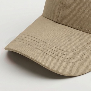 Khaki Beige Solid Cotton Baseball <b>Cap</b> Blank <b>Plain</b> Casual Unisex Headwear Comfort Pick Shade Find Look Fit Top Cool - Product Image 4