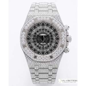Montre sport chronographe Audemaarss Piguett Antique Fashion Diamond Octagon Quartz Alloy Cartoon 42mm analogique avec cristal saphir - Product Image 1