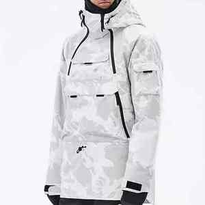 Custom OEM Printed <b>Men's</b> Winter Ice Fishing <b>Jacket</b> Waterproof 10,000mm Insulated Snow <b>Camo</b> Parka Hood Windproof Outdoor Hunting - Product Image 1