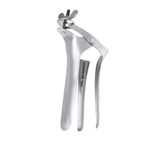 Spéculum vaginal vétérinaire en acier inoxydable auto-fixant, instrument d'examen reproductif pour la gynécologie des animaux de grande taille - Product Image 5