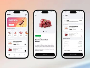 Gestion avancée de l'application de boucherie pour iOS et Android avec traitement intelligent des commandes et contrôle des stocks - Product Image 3