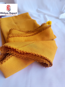 Breathable Plain <b>Scarf</b> Fabric Cotton Viscose Polyester Lightweight Woven Neckwear Textile Bulk OEM ODM Private Label Manufacture - Product Image 4