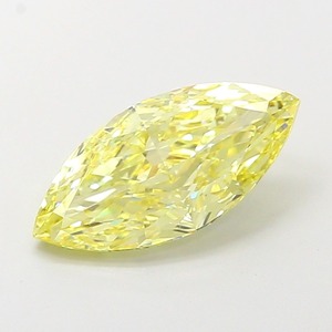 Diamante Marquise Amarillo Intenso de 2.07 Quilates, Claridad VS1, Pulido EX, Piedra Suelta, Color Natural, Brillo, Gema de Joyería de Lujo - Product Image 1