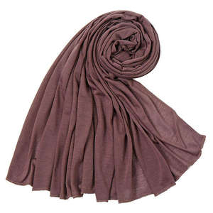 180*80cm Wholesale Hijab Supplier Plain <b>Wraps</b> Shawl Muslim Women <b>Scarves</b> Stretchy Cotton Jersey Feeling Hijab <b>Scarf</b> - Product Image 3