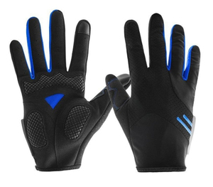 Full Finger Unisex Smart Winter <b>Warm</b> Nylon Non-Slip <b>Gloves</b> with Buckle Closure for Cycling Running Hiking Fishing Touch Screen - Product Image 2