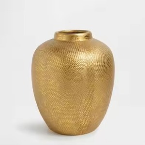 Jarrones Decorativos Modernos de Metal para Flores, Adorno para Decoración de Interiores - Product Image 2