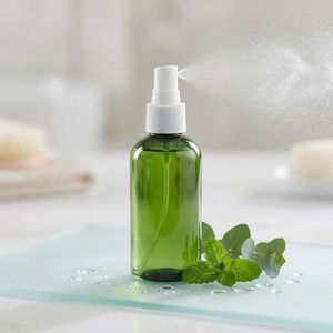 120ml Round PET <b>Plastic</b> <b>Spray</b> <b>Bottle</b> White Green with Fine Mist Sprayer for Skin Care Cosmetic Packaging Vietnam Factory - Product Image 5