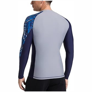 Rashguard de compression sur mesure pour hommes, manches courtes ou longues, une pièce, pour Jiu Jitsu, natation, MMA, T-shirt d'été pour hommes, OEM - Product Image 3