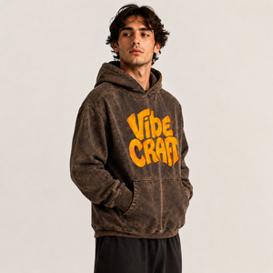 Sweat à capuche vintage pour homme, coupe oversize, en coton épais, style streetwear, broderie personnalisée, pull décontracté, vente en gros de vêtements - Product Image 3