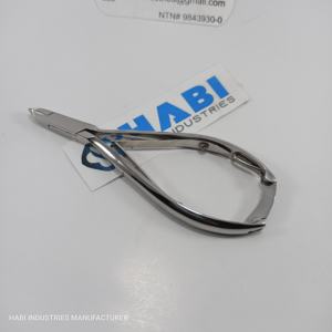 Coupe-ongles professionnel en or rose pour podiatre, avec ressort, pour manucure et pédicure, idéal pour les ongles épais, avec emballage personnalisé - Product Image 1