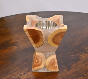 Quemador de Incienso de Madera Ecológico Hecho a Mano, Regalo Religioso de Oriente Medio para el Ramadán Mubarak 2027, Difusor Aromático de Madera de Pino para el Hogar - Product Image 4