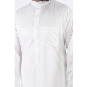Jubba saoudienne, vêtements musulmans tendance, robe Panjabi pour hommes, vêtements islamiques pour hommes arabes saoudiens - Product Image 3