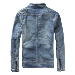 Veste en jean élégante pour homme, vêtements décontractés, vente en gros OEM, veste en jean en coton de haute qualité pour homme, veste en denim personnalisée pour homme - Product Image 2