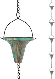 Cadena de Lluvia Moderna de Hierro de Fabricante Confiable para Drenaje de Techos Exteriores y Exhibición de Accesorios Decorativos para Jardín - Product Image 1