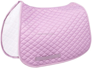 Tapis de selle de créateur équestre personnalisé de qualité supérieure Couverture de selle de cheval doublée en tissu - Product Image 2