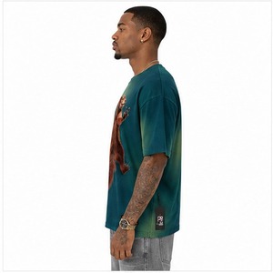 T-shirt pour homme de qualité supérieure à col rond et manches courtes, couleur unie, avec un tissu léger et respirant et une coupe décontractée pour un usage quotidien décontracté - Product Image 4
