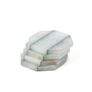 Indian Natural Heritage Alabaster Drink Coaster Set Artisan Natural Stone <b>Table</b> <b>Protection</b> Decor Wholesale Price Collection - Product Image 2