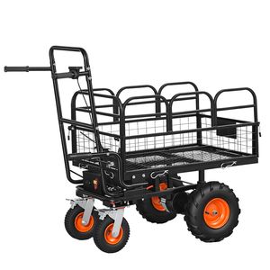 Carrito Eléctrico Utilitario con Batería de 36V 432Wh, Motor de 500W, Capacidad de Carga de 660 Libras, Resistente, con Freno - Product Image 1