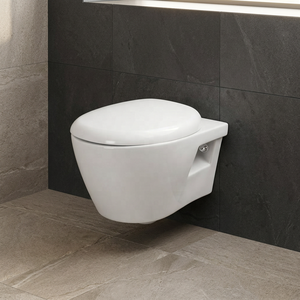 Modern European Design Rimless Wall Hung Toilet <b>Ceramic</b> WC <b>Pan</b> Square Bathroom Sanitary Ware Dual Flush - Product Image 6