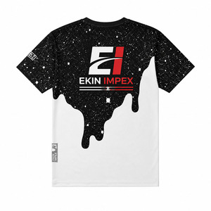 T-shirt personnalisé pour homme imprimé par sublimation |   T-shirt de sport en polyester à séchage rapide |   T-shirt avec logo OEM - Product Image 4