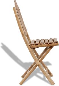 Outdoor Garden Bamboo <b>Dining</b> <b>Chair</b> Portable Wedding Event Hotel Eco-Friendly Handmade Natural <b>Folding</b> Contemporary Design - Product Image 4