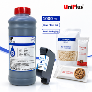 100% nouvelle encre bleue éco-solvant à base d'eau et encre rouge pour l'impression d'emballages alimentaires - Product Image 1
