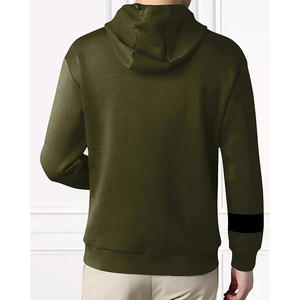 Sweat-shirt à manches longues surdimensionné sur mesure, de haute qualité, uni, pour hommes, à prix de gros - Product Image 5