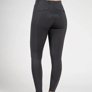 High Waist Full Length Yoga <b>Leggings</b> <b>With</b> <b>Pockets</b> Breathable Spandex Nylon Seamless Pants - Product Image 5