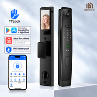 Slimme deurvergrendeling volautomatisch TTLock app vingerafdruk 3D gezichtsherkenning sleutelloze toegang digitale sloten voor Airbnb appartement hotel