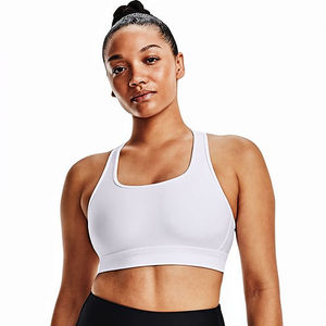 Latest Style Urban Streetwear 4-Way Stretch <b>White</b> Color Fitness Workout <b>Crop</b> <b>Tops</b> Sports Bra Beach Running Sexy Fit Seamless Bra - Product Image 2