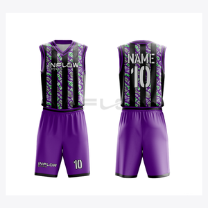 Uniforme de Baloncesto Reversible de Secado Rápido, Conjunto de Jersey de Baloncesto con Estampado Digital Personalizado - Product Image 6