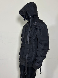 <b>men</b> techwear <b>jacket</b> with durable stitching and strong zipper closure for long term use <b>mens</b> techwear <b>jacket</b> with minimal design - Product Image 6