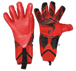Gants de gardien de but professionnels neufs en caoutchouc lisse de 4 mm d'épaisseur, respirants et coupe-vent, pour adultes et enfants, entraînement de football - Product Image 1