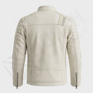 Chaqueta de Motociclista de Cuero Genuino para Hombre de la Mejor Calidad, Nueva Colección de Invierno, Chaquetas de Motocicleta con Protecciones Desmontables Personalizadas - Product Image 2