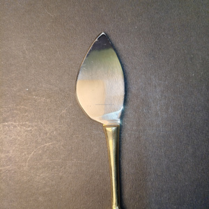 Couteau à beurre à tige en feuille d'or classique et créatif, en acier inoxydable de qualité supérieure, spécial pour le tartiner de confiture, écologique, décoratif floral - Product Image 3