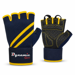 New Design Unisex Outdoor Cycling Weight Lifting Breathable Fitness Hand Grips Fingerless Gloves - Product Image 2