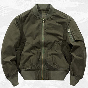 Produits Tendances 2026 Nouveautés Blouson Bomber Homme Hiver Imperméable Brodé Service OEM Nylon Ripstop Réversible - Product Image 4