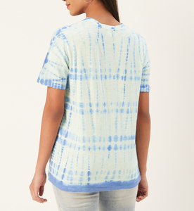 Camisetas Casuales de Manga Corta para Mujer, Corte Ajustado, 100% Algodón, Transpirables, Ecológicas, Tie Dye - Product Image 5