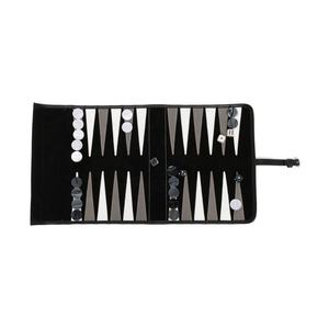 Wholesale Cheap Board Games Travel <b>Set</b> PU Leather <b>Backgammon</b> <b>Set</b> Roll-up Bag International Chess <b>Set</b> Board Game with Dice Pocket - Product Image 4