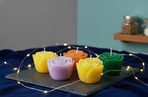 Velas aromáticas con forma de rosa para el Día de San Valentín, decorativas para bodas, decoración del hogar y regalos. - Product Image 3