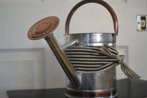 Galvanized Watering Can Premium Quality with Copper Finished Handle Perfect for Outdoor Use Durable Stylish <b>Garden</b> <b>Tool</b> - Product Image 6