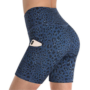 Shorts Deportivos de Alta Calidad para Mujer, Cintura Media, Secado Rápido, Transpirables, Ecológicos, con Estampado por Transferencia de Calor, para Yoga, Running, Ajuste Ceñido - Product Image 1