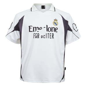 Camiseta Blanca de Manga Corta para Hombre, 300g, Mezcla de Spandex, Diseño Digital en la Parte Delantera, Ribete en Contraste Negro, Cuello en V, Corte Regular - Product Image 1