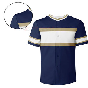 บริการ OEM เสื้อเบสบอลแขนสั้นพิมพ์ลาย ระบายอากาศได้ดี คุณภาพเยี่ยม พร้อมสีและขนาดตามสั่ง ขายส่งจากโรงงานปากีสถาน - Product Image 4