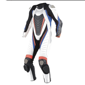 Combinaison de moto en cuir de qualité professionnelle avec rembourrage renforcé, haute sécurité, respirante, vente en gros, 3000 pièces - Product Image 3