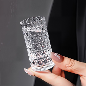 Vasos de Chupito de Vidrio Cuadrados o Redondos, Estilo Europeo, Base Gruesa, Transparentes, Personalizables con Logotipo, para <span class=keywords><strong>Bar</strong></span>, Fiestas, Hogar, Degustación de Whisky, Vodka y Tequila - Product Image 6